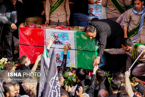 تشییع شهدای اقتدار در تهران