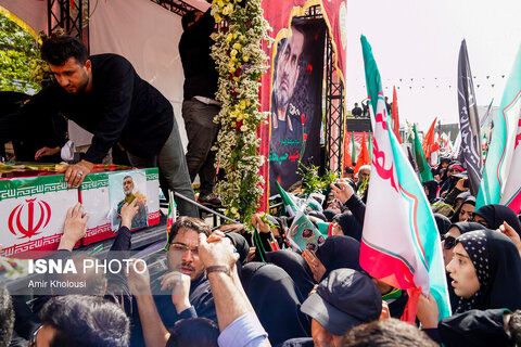 تشییع شهدای اقتدار در تهران