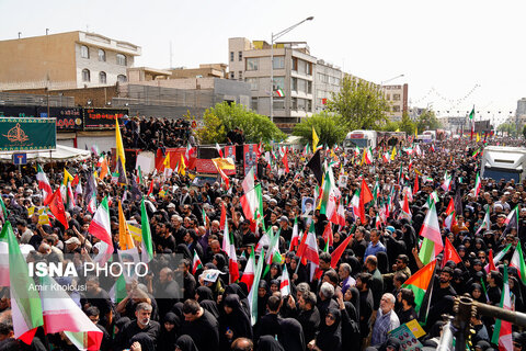 تشییع شهدای اقتدار در تهران