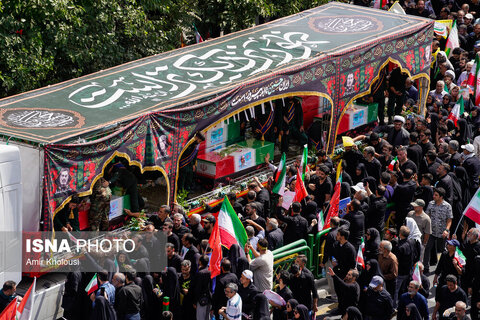 تشییع شهدای اقتدار در تهران