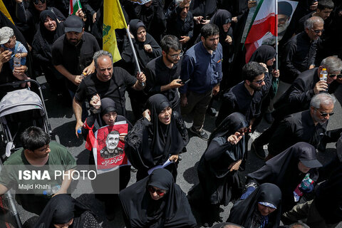 تشییع شهدای اقتدار در تهران