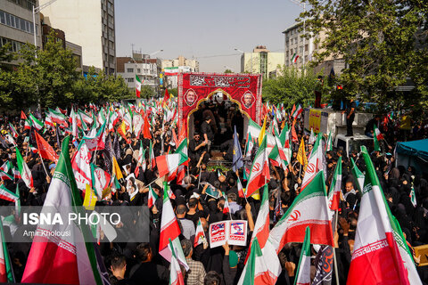 تشییع شهدای اقتدار در تهران