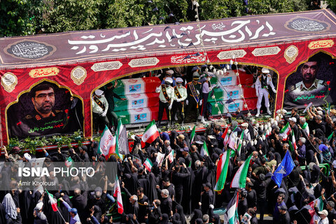 تشییع شهدای اقتدار در تهران