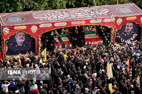 تشییع شهدای اقتدار در تهران