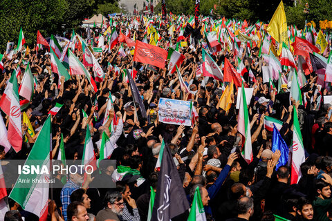 تشییع شهدای اقتدار در تهران