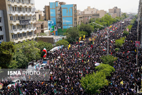 تشییع شهدای اقتدار در تهران