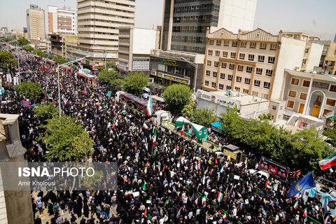 تشییع شهدای اقتدار در تهران