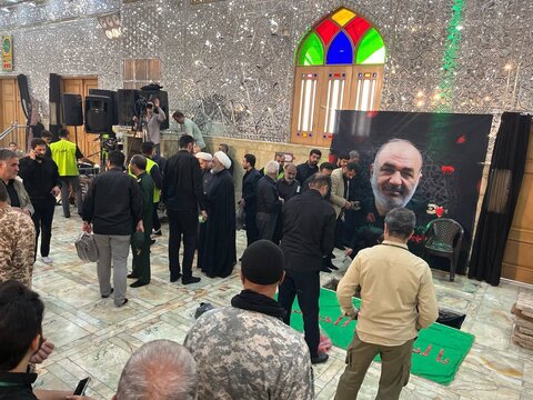 آماده‌سازی آرامگاه سردار شهید سلامی در حرم حضرت عبدالعظیم حسنی (ع)