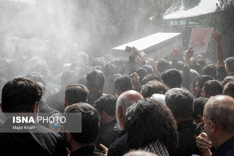 مراسم خاکسپاری شهید سرلشکر امیرعلی حاجی‌زاده - تهران