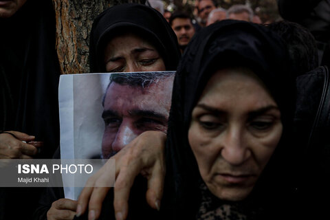 مراسم خاکسپاری شهید سرلشکر امیرعلی حاجی‌زاده - تهران