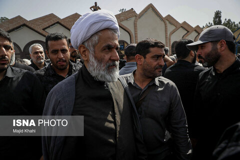 مراسم خاکسپاری شهید سرلشکر امیرعلی حاجی‌زاده - تهران