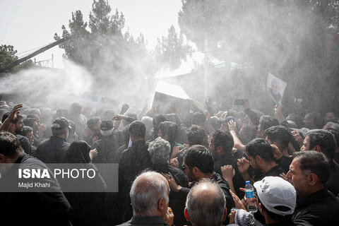 مراسم خاکسپاری شهید سرلشکر امیرعلی حاجی‌زاده - تهران