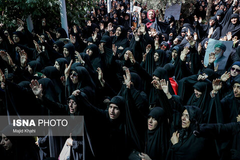مراسم خاکسپاری شهید سرلشکر امیرعلی حاجی‌زاده - تهران