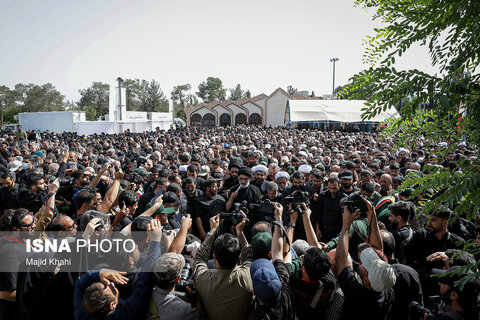 مراسم خاکسپاری شهید سرلشکر امیرعلی حاجی‌زاده - تهران