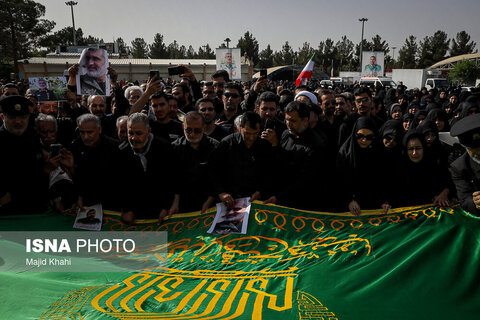 مراسم خاکسپاری شهید سرلشکر امیرعلی حاجی‌زاده - تهران