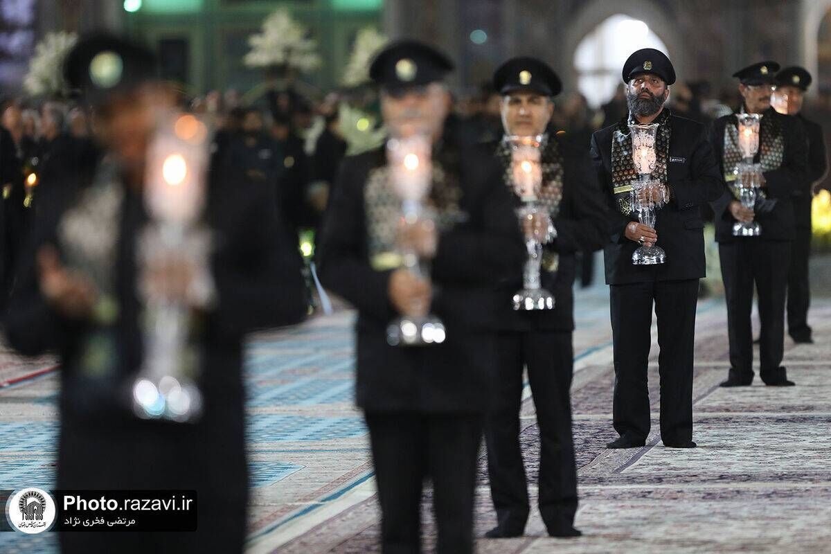 حرم مطهر رضوی و محرم کانون آئین‌های عزاداری در مشهد