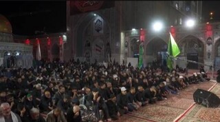 عزاداری سنتی قوچانی ها در حسینیه حرم مطهر رضوی