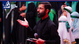 فیلم | نوحه‌خوانی دلنشین حاج حسین سیب سرخی در شب نوجوان امام حسن(ع)