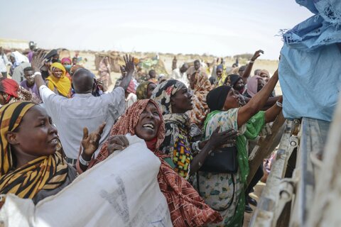 فرار آوارگان سودانی به کشور چاد