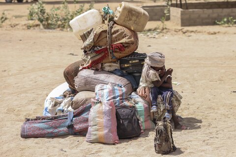 فرار آوارگان سودانی به کشور چاد