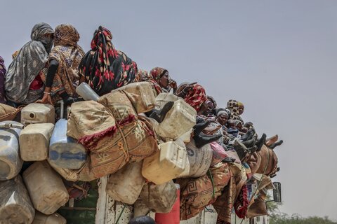 فرار آوارگان سودانی به کشور چاد
