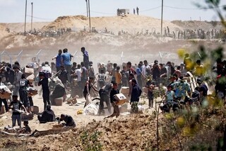 رژیم صهیونیستی ۵۸۰ فلسطینی را در مراکز توزیع غذا به شهادت رسانده است