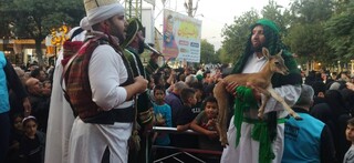 ورود کاروان نمادین امام رضا(ع) به نیشابور