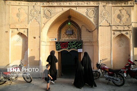 عزاداری در خانه تاریخی شیخ‌الاسلام - اصفهان
