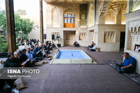 عزاداری در خانه تاریخی شیخ‌الاسلام - اصفهان