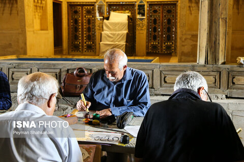 عزاداری در خانه تاریخی شیخ‌الاسلام - اصفهان