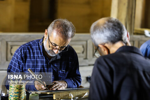 عزاداری در خانه تاریخی شیخ‌الاسلام - اصفهان