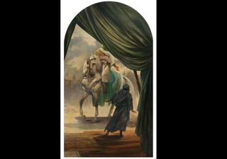 «سند» شهادت طفل ۶ ماهه در نقاشی جدید حسن روح‌الامین