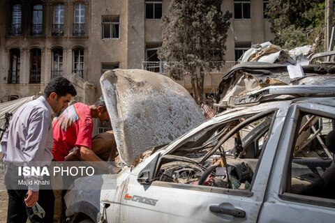 منازل مسکونی خسارت دیده در جنگ تحمیلی ۱۲ روزه