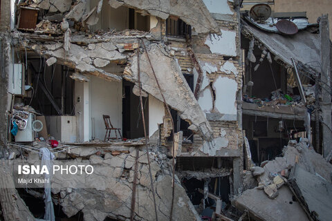 منازل مسکونی خسارت دیده در جنگ تحمیلی ۱۲ روزه