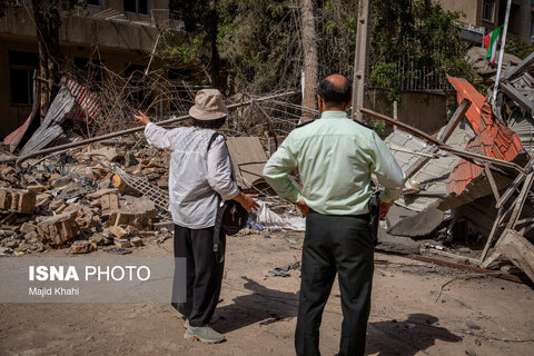 منازل مسکونی خسارت دیده در جنگ تحمیلی ۱۲ روزه