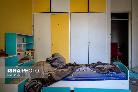 منازل مسکونی خسارت دیده در جنگ تحمیلی ۱۲ روزه