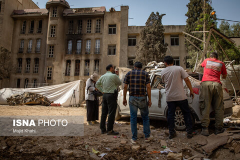 منازل مسکونی خسارت دیده در جنگ تحمیلی ۱۲ روزه