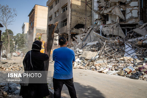 منازل مسکونی خسارت دیده در جنگ تحمیلی ۱۲ روزه