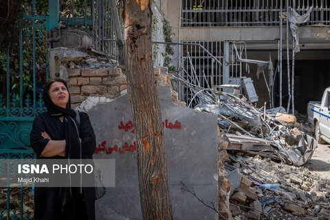 منازل مسکونی خسارت دیده در جنگ تحمیلی ۱۲ روزه