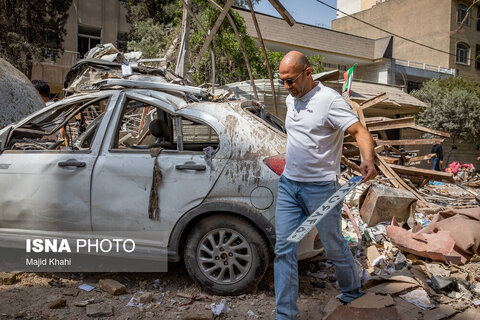 منازل مسکونی خسارت دیده در جنگ تحمیلی ۱۲ روزه