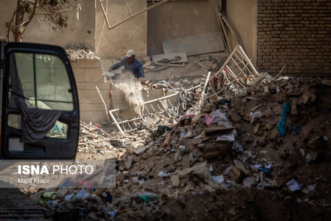 منازل مسکونی خسارت دیده در جنگ تحمیلی ۱۲ روزه