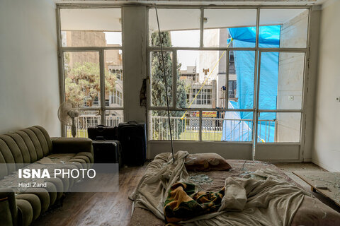 برخی از منازل مسکونی خسارت دیده در جنگ تحمیلی ۱۲ روزه - ۲