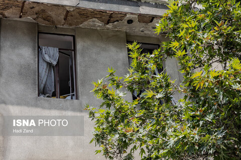 برخی از منازل مسکونی خسارت دیده در جنگ تحمیلی ۱۲ روزه - ۲
