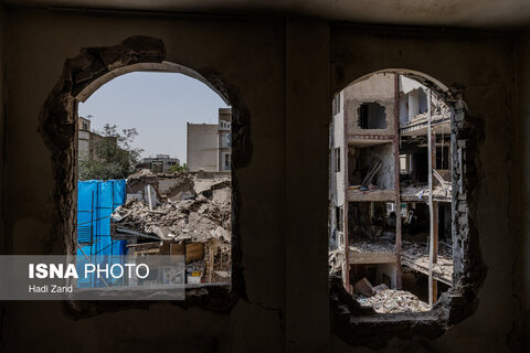 برخی از منازل مسکونی خسارت دیده در جنگ تحمیلی ۱۲ روزه - ۲