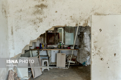 برخی از منازل مسکونی خسارت دیده در جنگ تحمیلی ۱۲ روزه - ۲