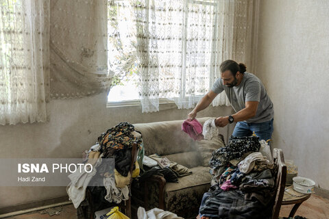 برخی از منازل مسکونی خسارت دیده در جنگ تحمیلی ۱۲ روزه - ۲