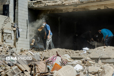 برخی از منازل مسکونی خسارت دیده در جنگ تحمیلی ۱۲ روزه - ۲