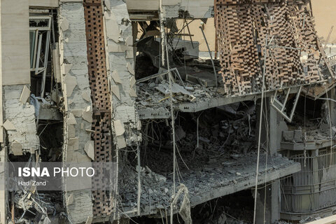 برخی از منازل مسکونی خسارت دیده در جنگ تحمیلی ۱۲ روزه - ۲