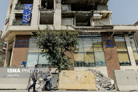 برخی از منازل مسکونی خسارت دیده در جنگ تحمیلی ۱۲ روزه - ۲