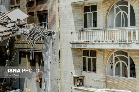 برخی از منازل مسکونی خسارت دیده در جنگ تحمیلی ۱۲ روزه - ۲